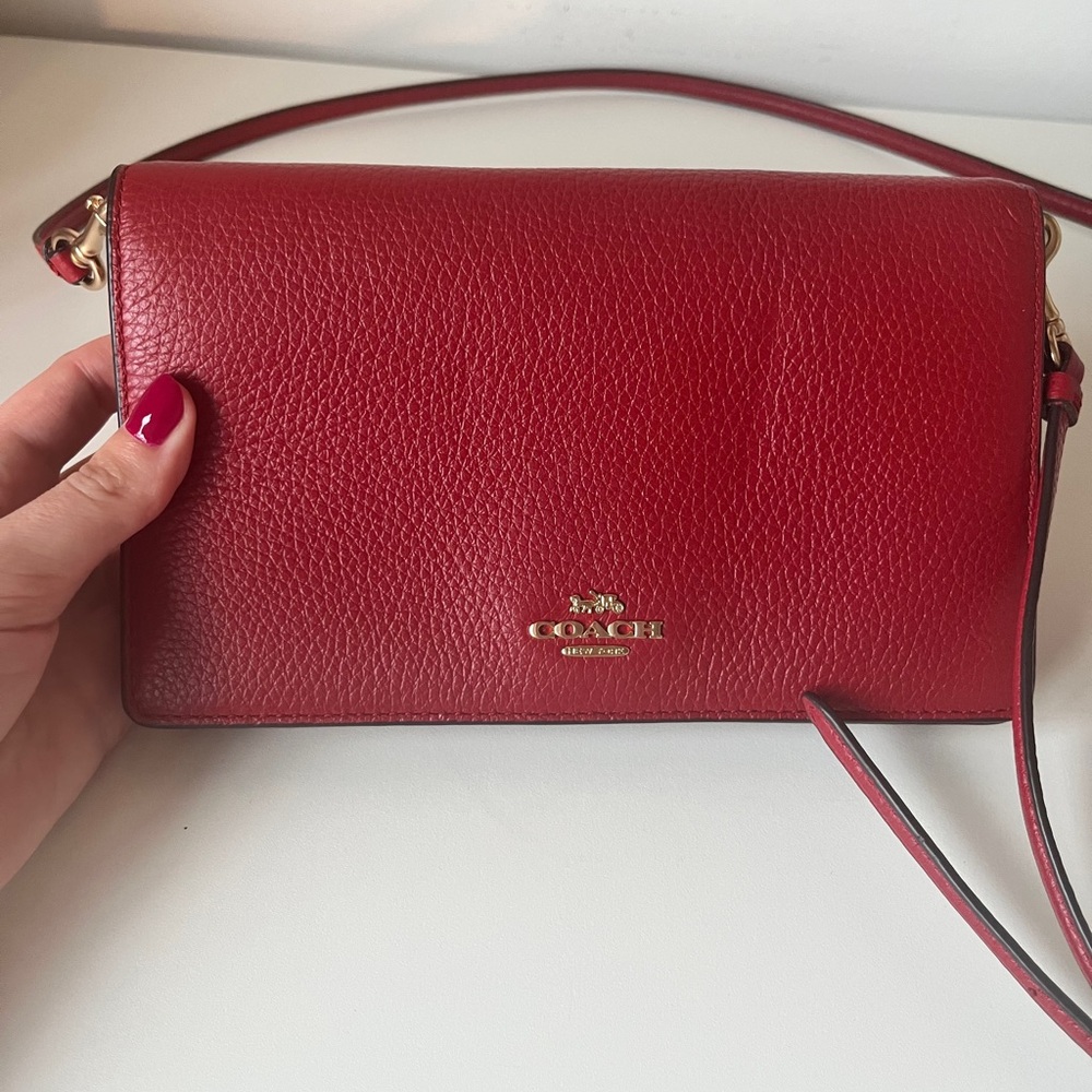Coach Cherry Red Crossbody Bag